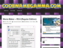 Tablet Screenshot of codenamegamma.com